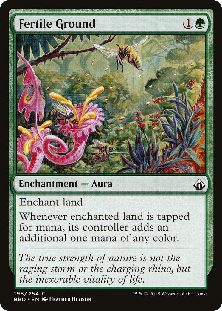 Fertile Ground (BBD-198) - Battlebond Foil