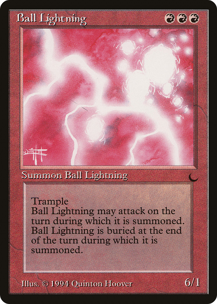 Ball Lightning (DRK-) - The Dark