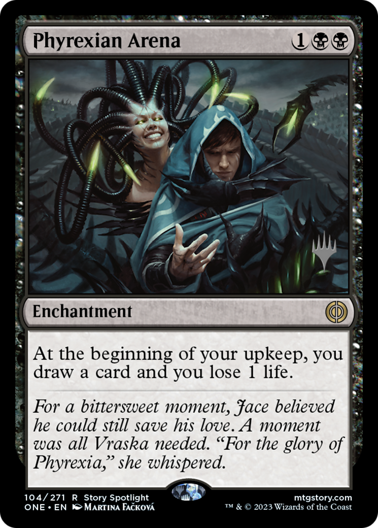 Phyrexian Arena (PPONE-104) - Phyrexia: All Will Be One Promos Foil