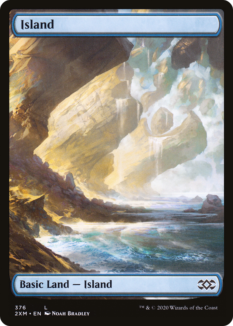 Island (376) (2XM-376) - Double Masters Foil