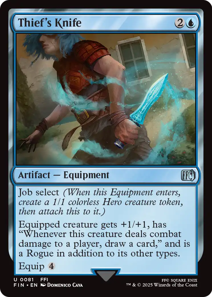 Thief's Knife (FIN-081) - FINAL FANTASY Foil