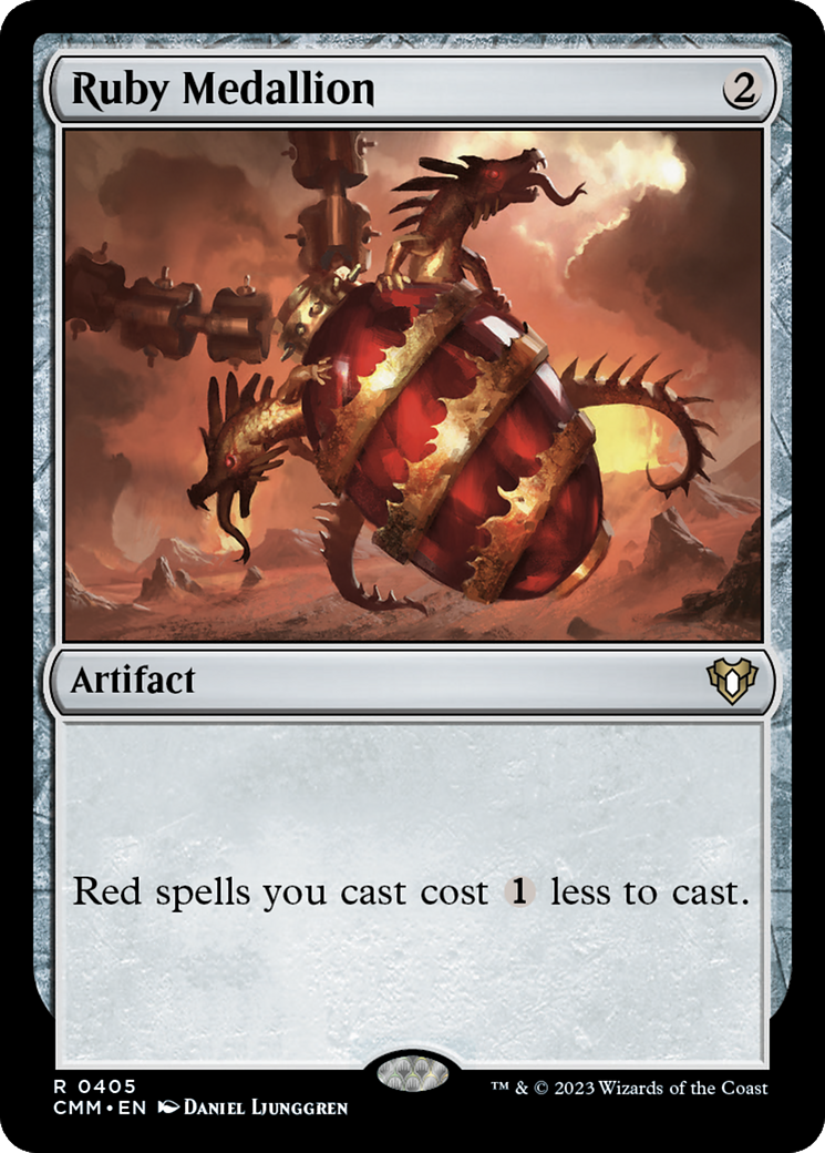 Ruby Medallion (CMM-405) - Commander Masters Foil