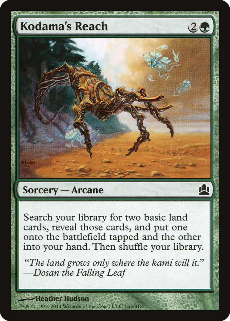Kodama's Reach (CMD-163) - Commander 2011