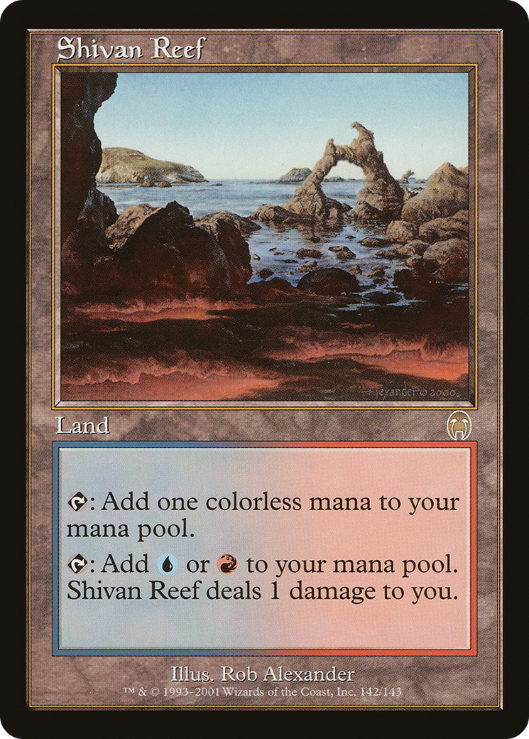 Shivan Reef (APC-142) - Apocalypse Foil