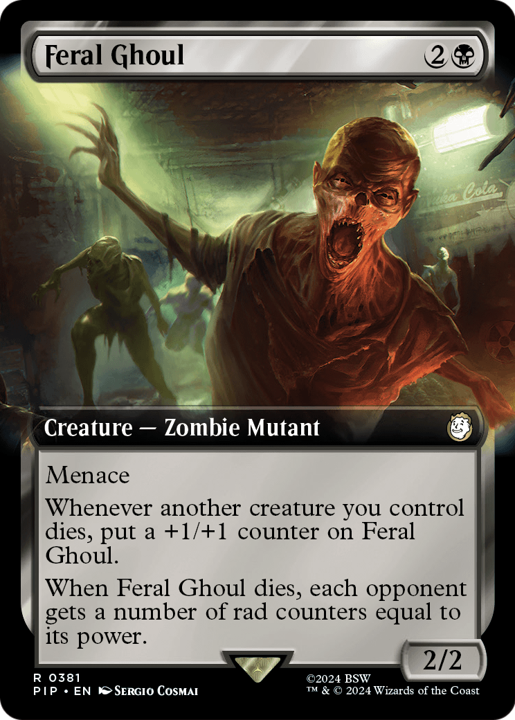Feral Ghoul (Extended Art) (PIP-381) - Fallout: (Extended Art)