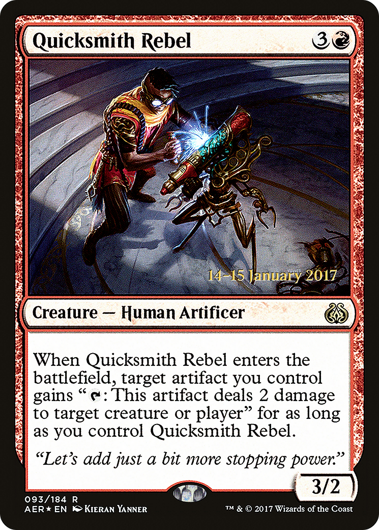 Quicksmith Rebel (PRE-093) - Aether Revolt Promos Foil