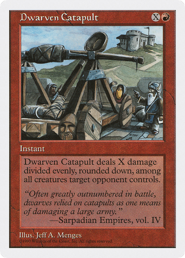 Dwarven Catapult (5ED-) - Fifth Edition