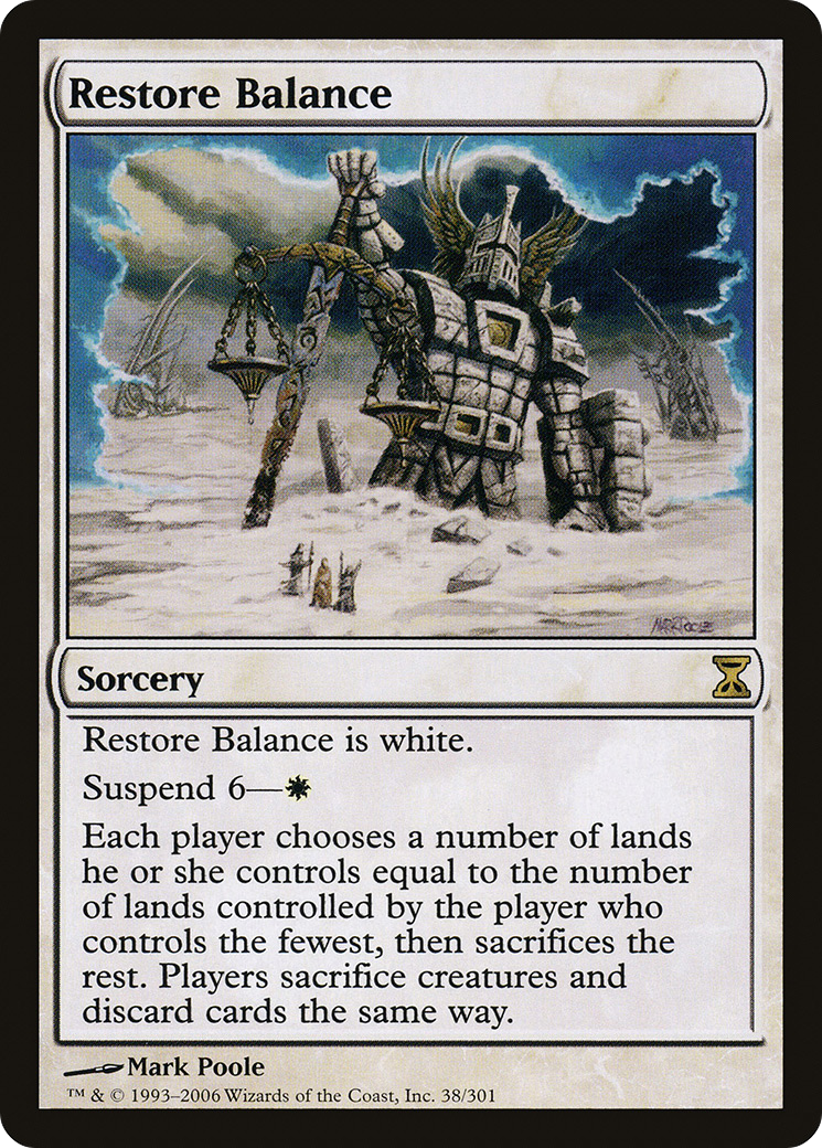 Restore Balance (TSP-038) - Time Spiral