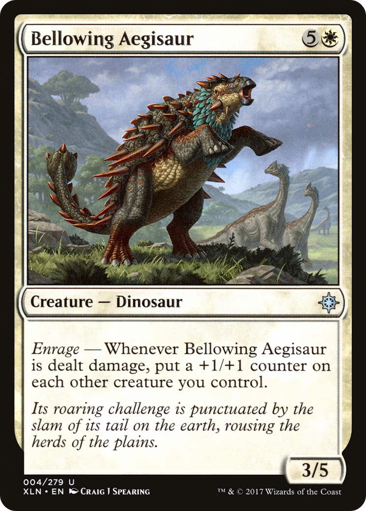 Bellowing Aegisaur (XLN-004) - Ixalan