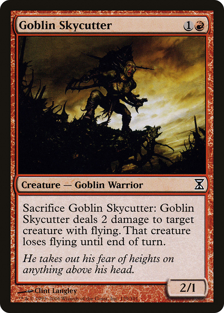 Goblin Skycutter (TSP-159) - Time Spiral Foil