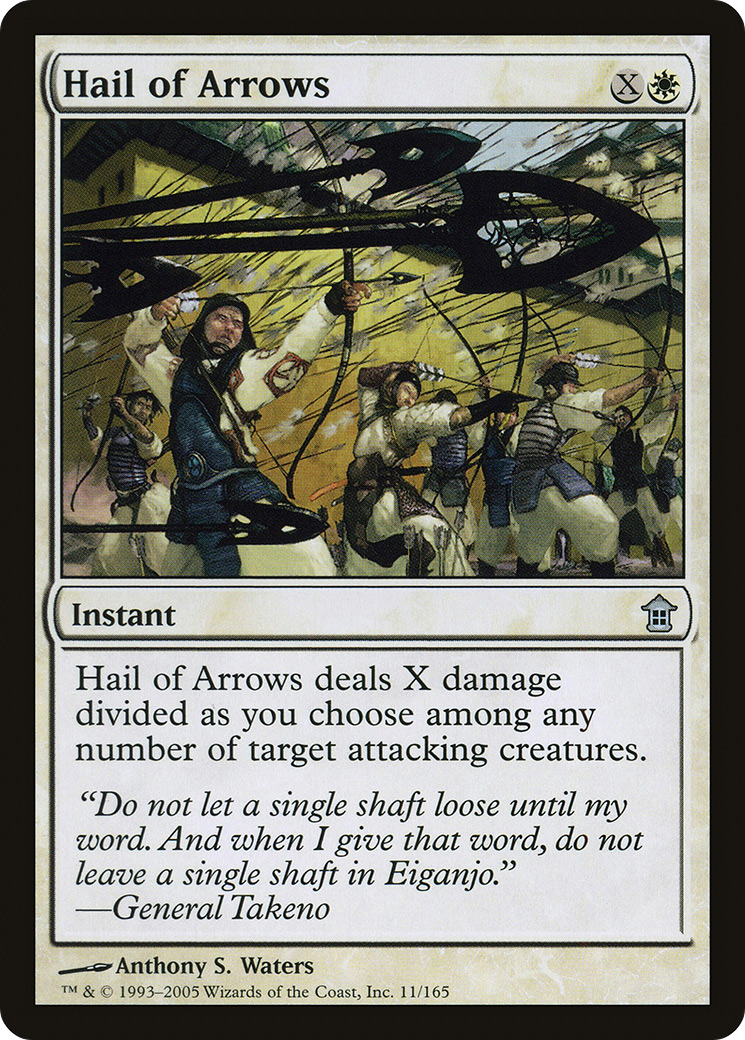 Hail of Arrows (SOK-011) - Saviors of Kamigawa Foil