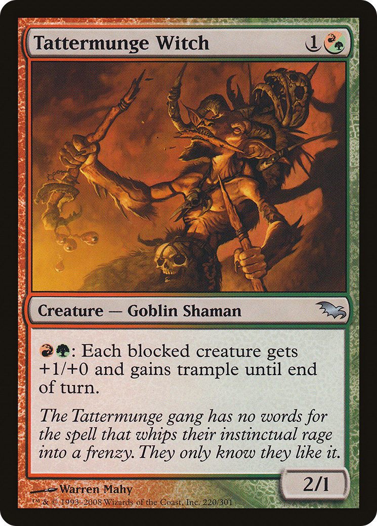 Tattermunge Witch (SHM-220) - Shadowmoor Foil