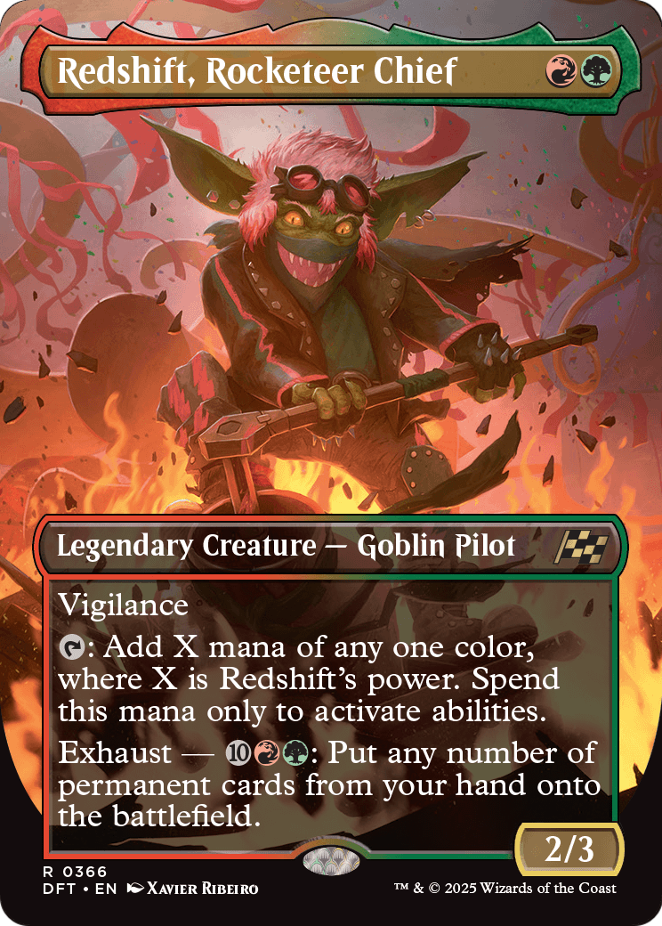 Redshift, Rocketeer Chief (Borderless) (DFT-366) - Aetherdrift
