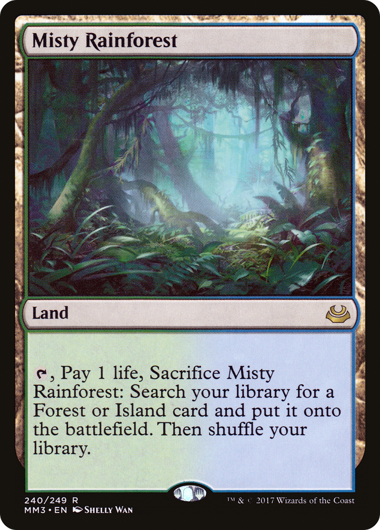 Misty Rainforest (MM3-240) - Modern Masters 2017