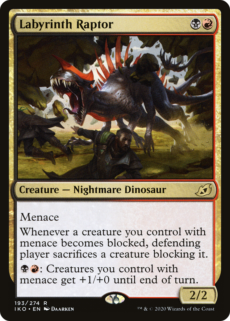 Labyrinth Raptor (IKO-193) - Ikoria: Lair of Behemoths Foil