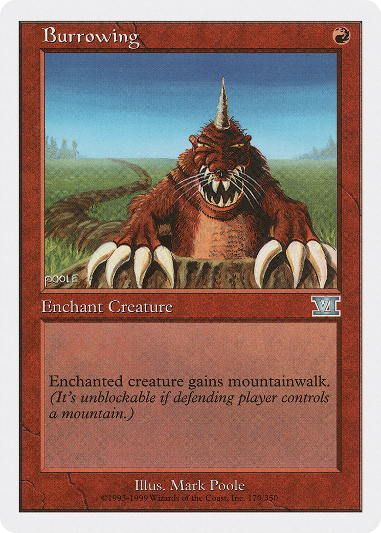 Burrowing (6ED-170) - Classic Sixth Edition