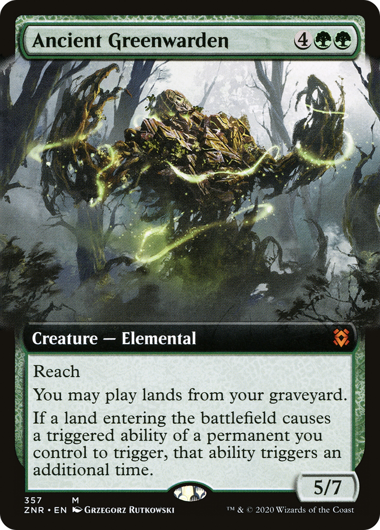 Ancient Greenwarden (Extended Art) (ZNR-357) - Zendikar Rising: (Extended Art)