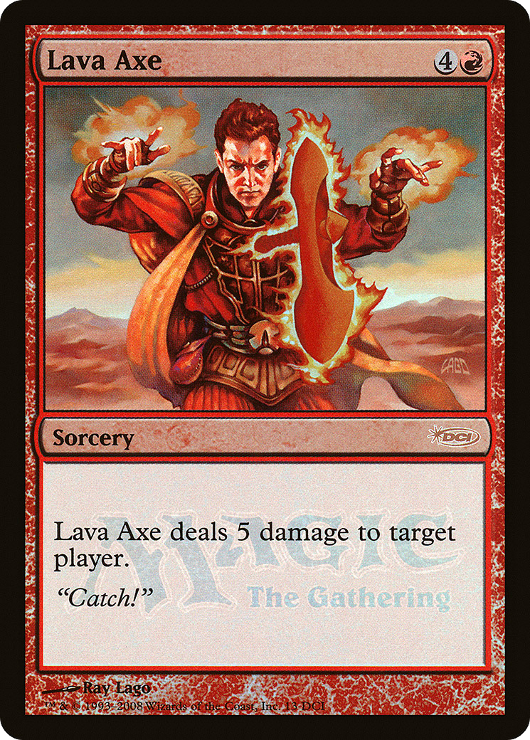 Lava Axe (WPN-013) - DCI Promos Foil