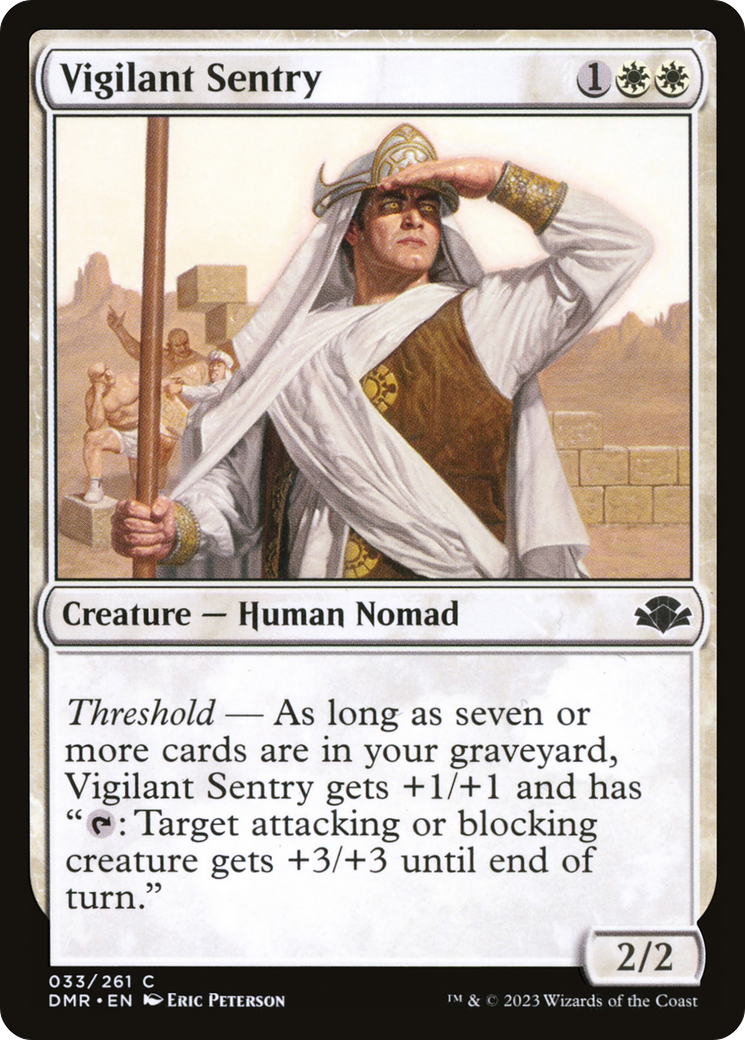 Vigilant Sentry (DMR-033) - Dominaria Remastered