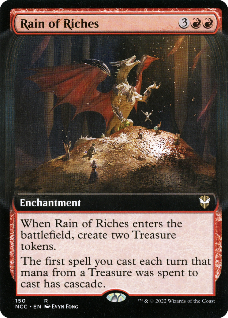 Rain of Riches (Extended Art) (NCC-150) - New Capenna Commander: (Extended Art)