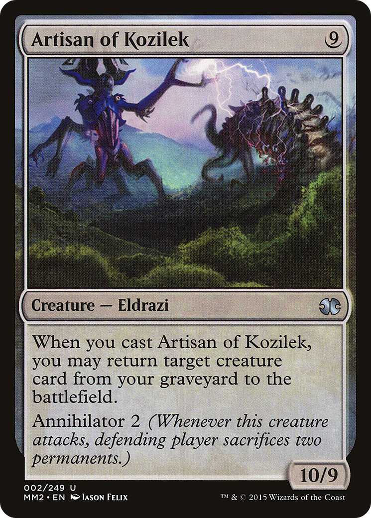 Artisan of Kozilek (MM2-002) - Modern Masters 2015 Foil