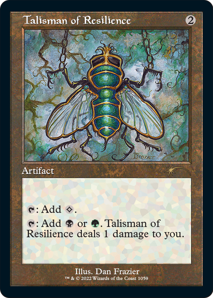 Talisman of Resilience (Retro Frame) (SLD-1059) - Secret Lair Drop