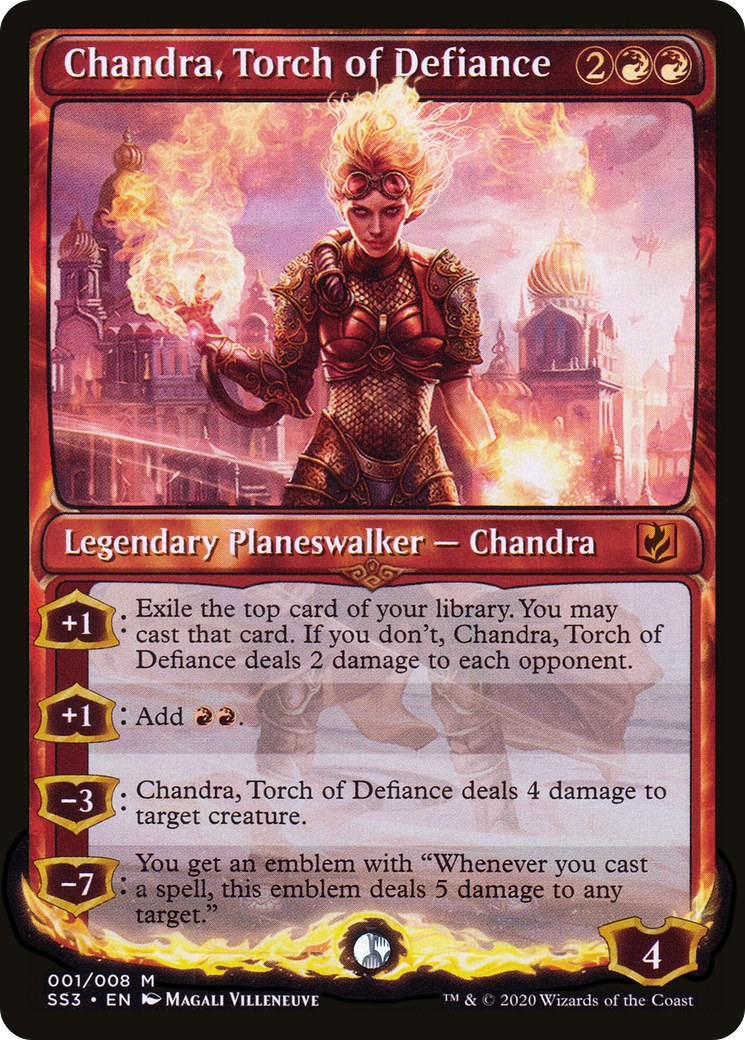 Chandra, Torch of Defiance (SS3-001) - Signature Spellbook: Chandra