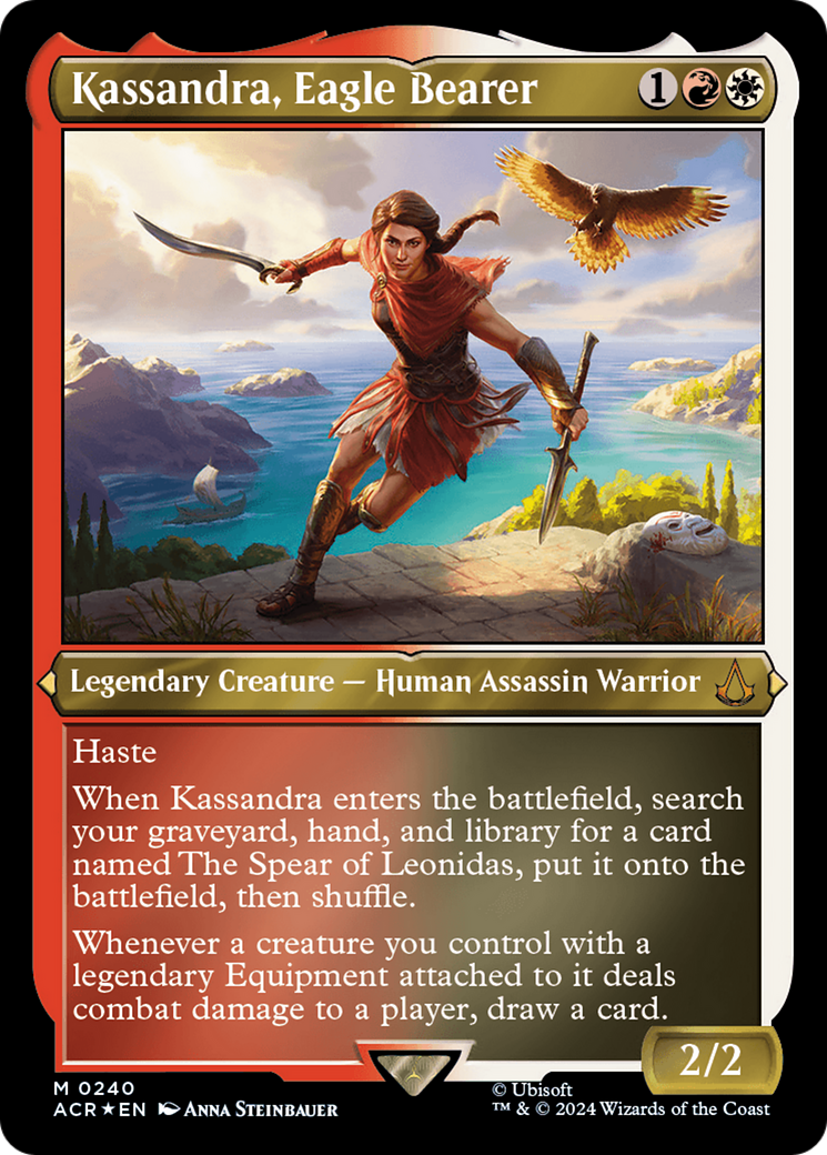 Kassandra, Eagle Bearer (Foil Etched) (ACR-240) - Assassin's Creed Foil