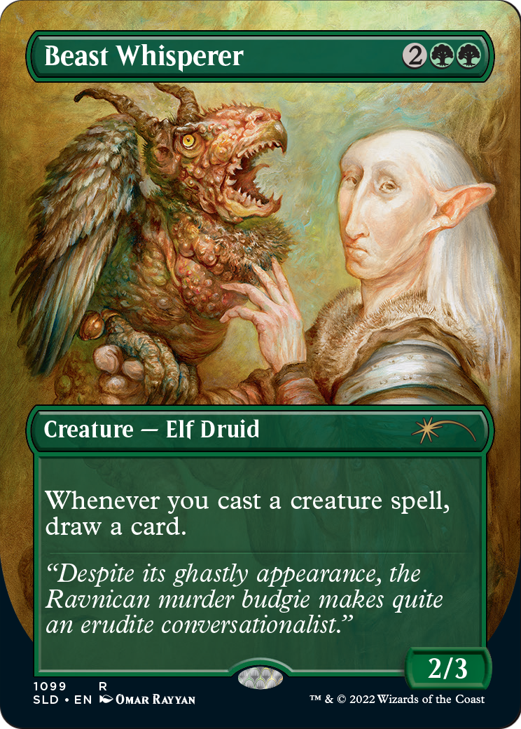Beast Whisperer (Borderless) (SLD-1099) - Secret Lair Drop