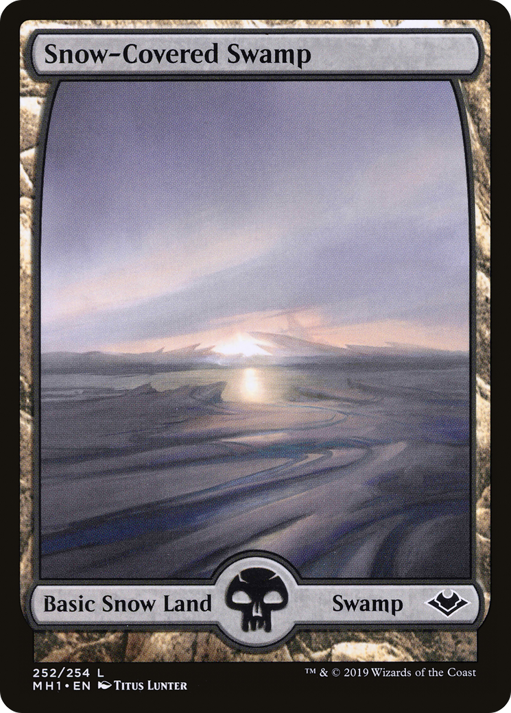 Snow-Covered Swamp (MH1-252) - Modern Horizons Foil
