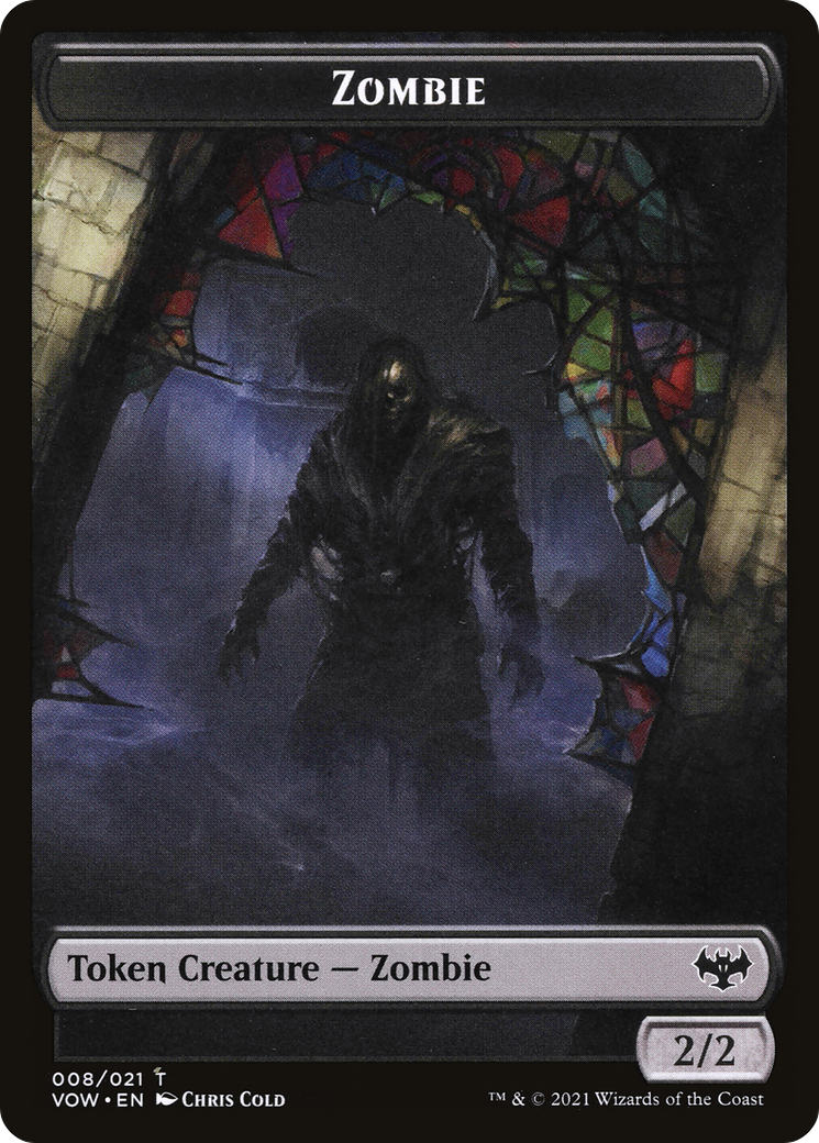Zombie (TVOW-008) - Innistrad: Crimson Vow Tokens Foil