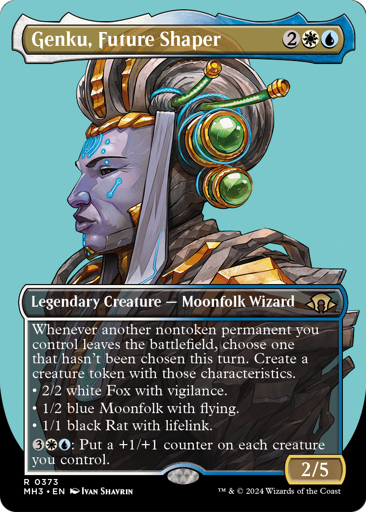 Genku, Future Shaper (Borderless) (MH3-373) - Modern Horizons 3
