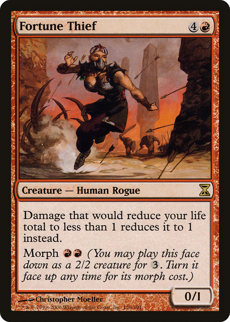 Fortune Thief (TSP-156) - Time Spiral Foil