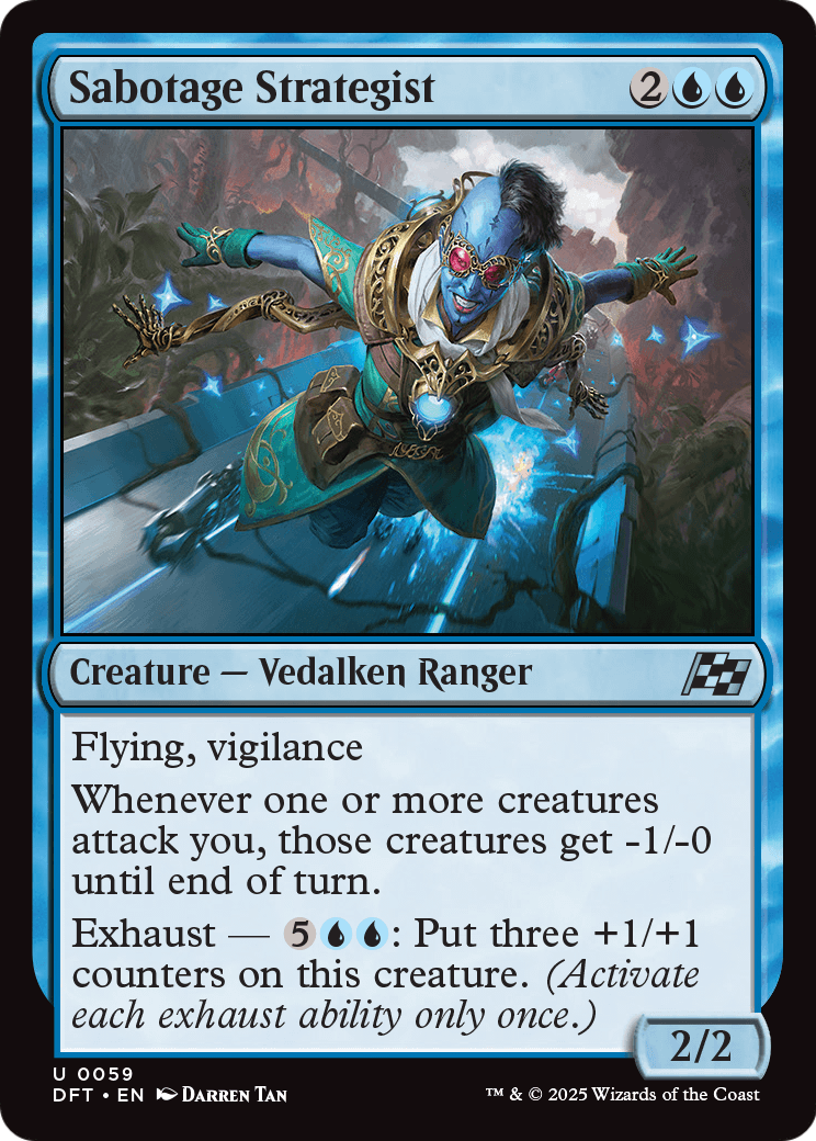 Sabotage Strategist (DFT-059) - Aetherdrift Foil