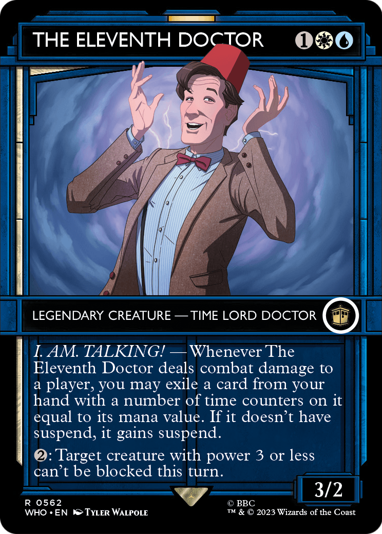 The Eleventh Doctor (Showcase) (WHO-562) - Doctor Who: (Showcase) (Borderless) Foil