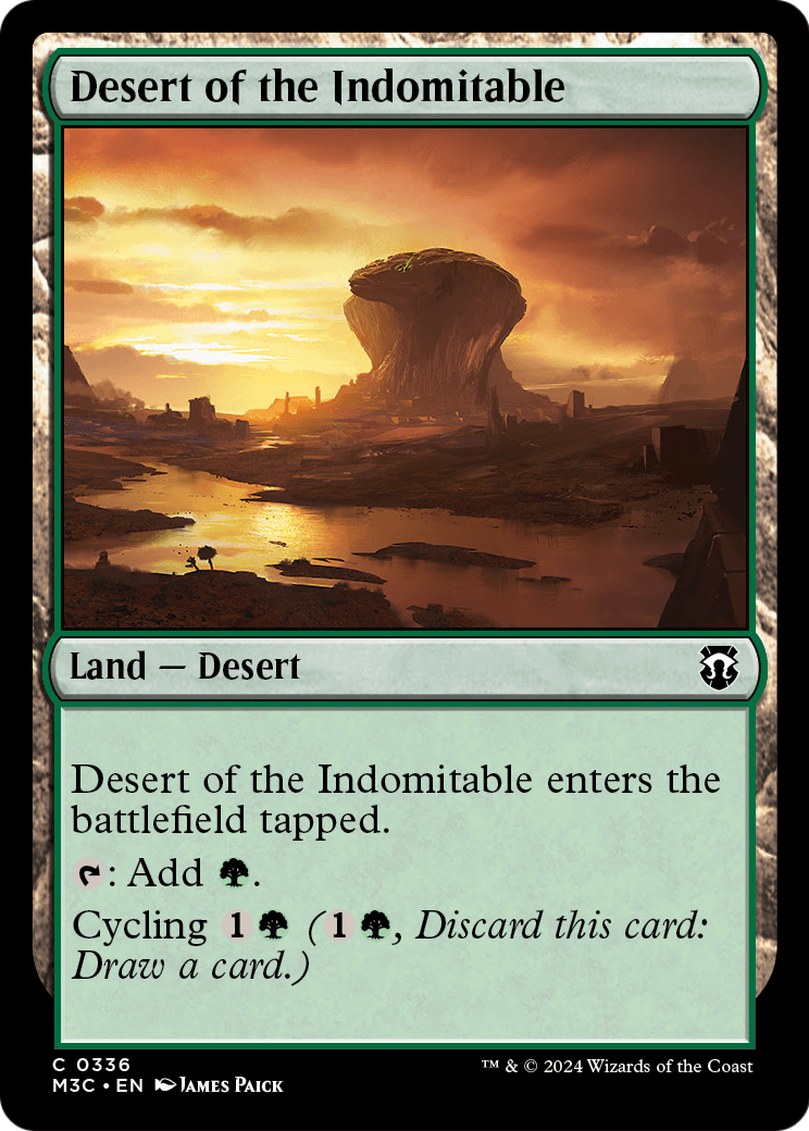 Desert of the Indomitable (M3C-336) - Modern Horizons 3 Commander