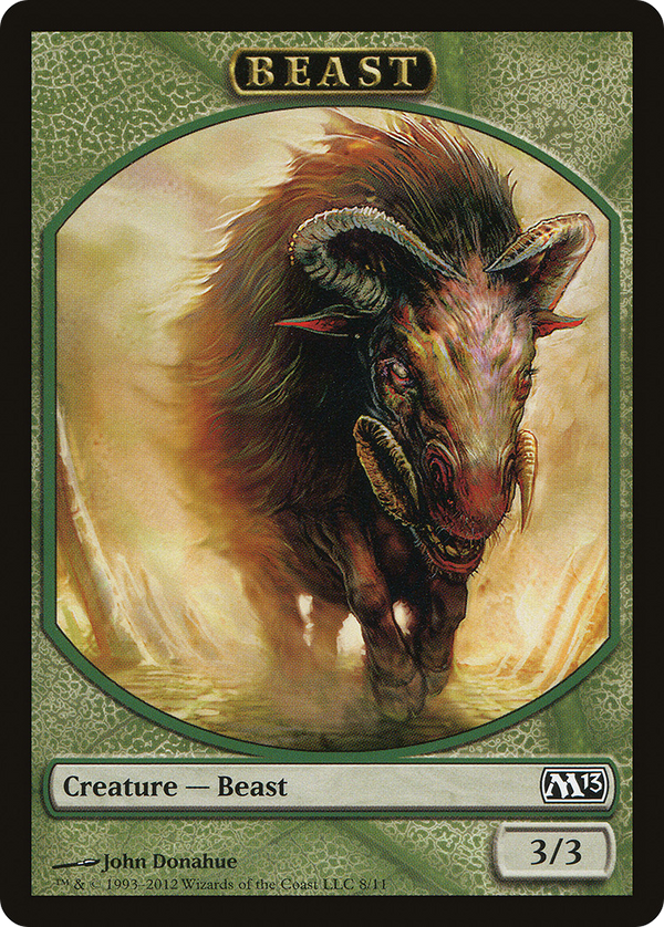Beast Token (M13-008) - Magic 2013 Tokens