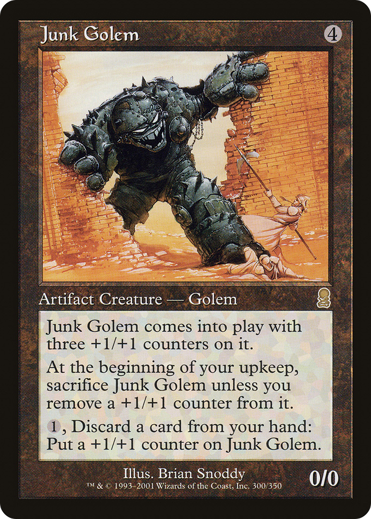 Junk Golem (ODY-300) - Odyssey Foil