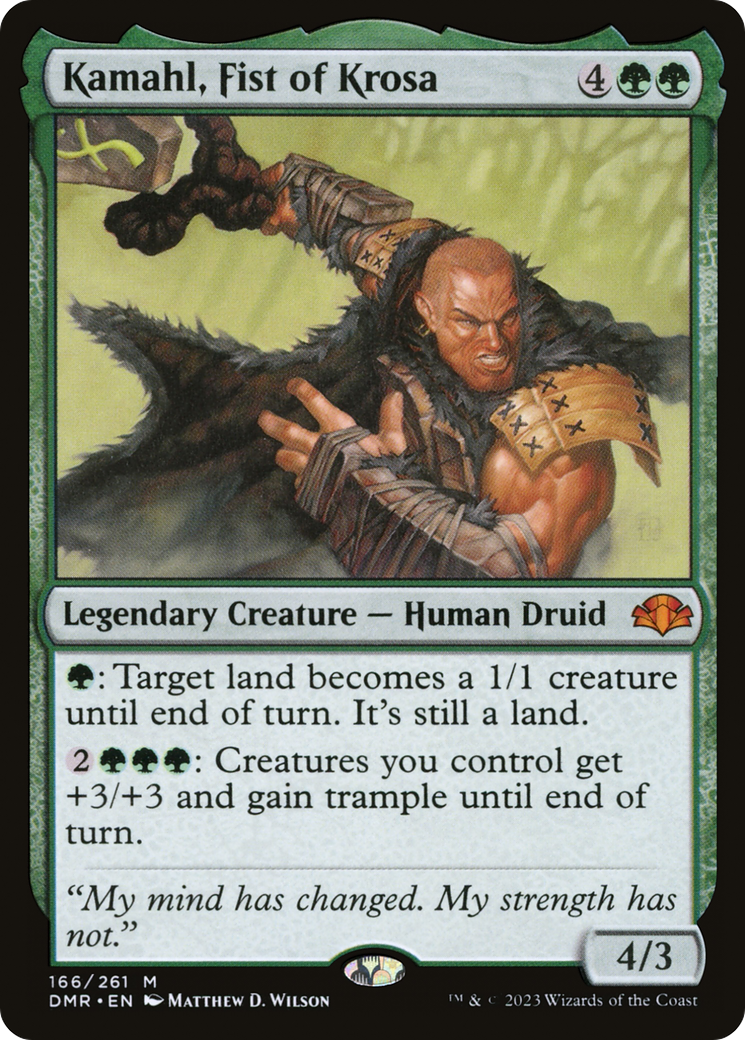 Kamahl, Fist of Krosa (DMR-166) - Dominaria Remastered Foil
