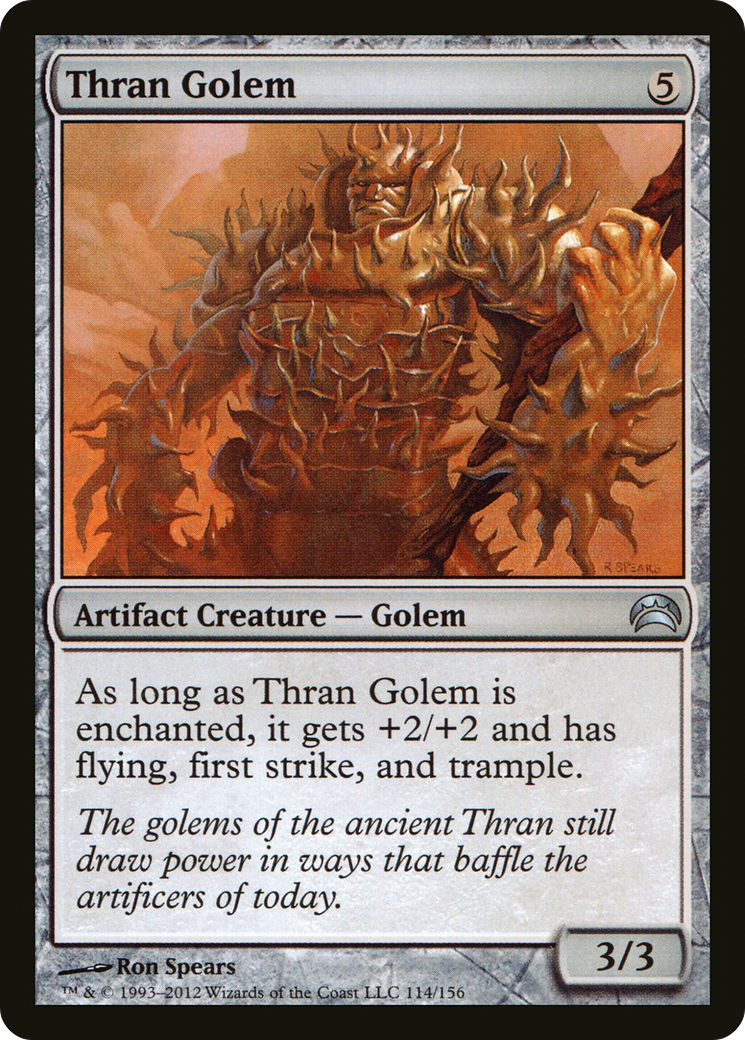 Thran Golem (PC2-114) - Planechase 2012 Foil