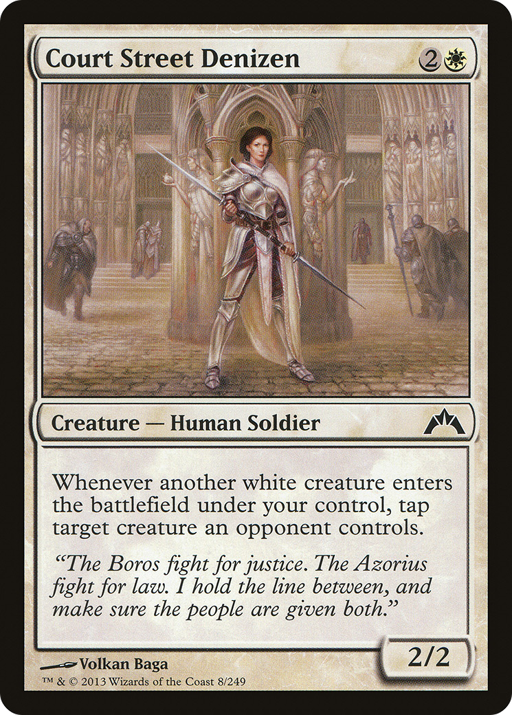 Court Street Denizen (GTC-008) - Gatecrash Foil