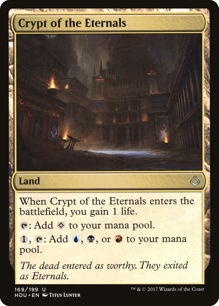 Crypt of the Eternals (HOU-169) - Hour of Devastation Foil
