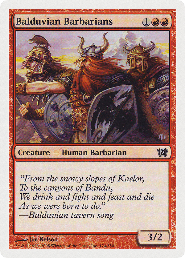 Balduvian Barbarians (9ED-174) - 9th Edition
