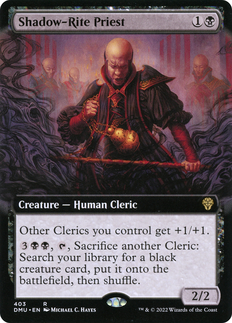 Shadow-Rite Priest (Extended Art) (DMU-403) - Dominaria United: (Extended Art) Foil