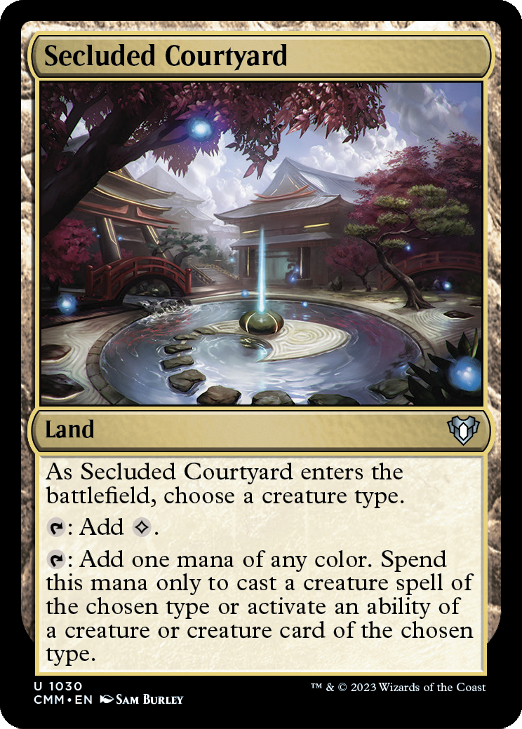 Secluded Courtyard (CMM-1030) - Commander Masters
