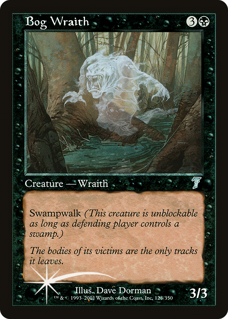 Bog Wraith (7ED-123) - 7th Edition Foil