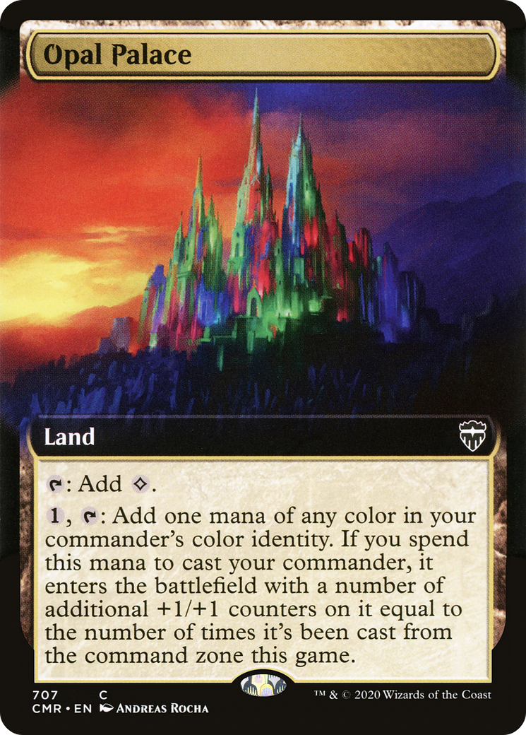 Opal Palace (Extended Art) (CMR-707) - Commander Legends: (Extended Art)