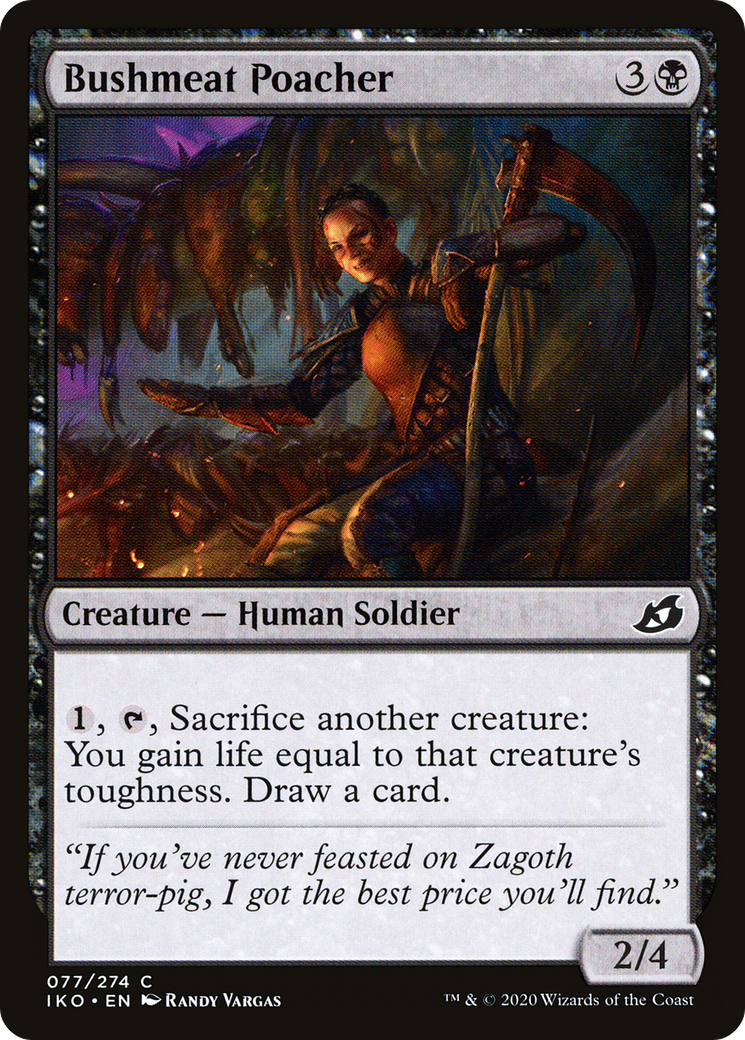 Bushmeat Poacher (IKO-077) - Ikoria: Lair of Behemoths Foil