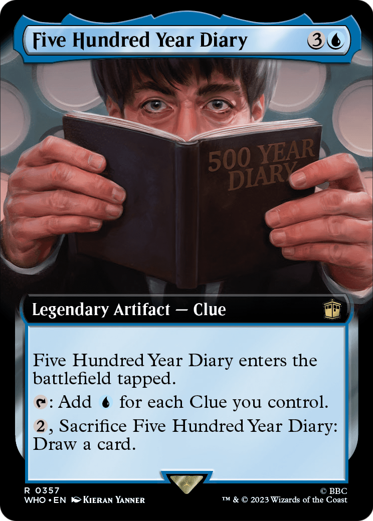 Five Hundred Year Diary (Extended Art) (WHO-357) - Doctor Who: (Extended Art) Foil