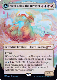 Nicol Bolas, the Ravager (SLD-1158) - Secret Lair Drop (Borderless) Foil